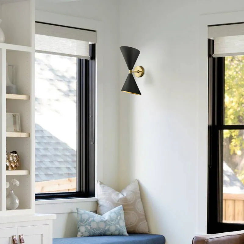 asymmetrical wall sconce