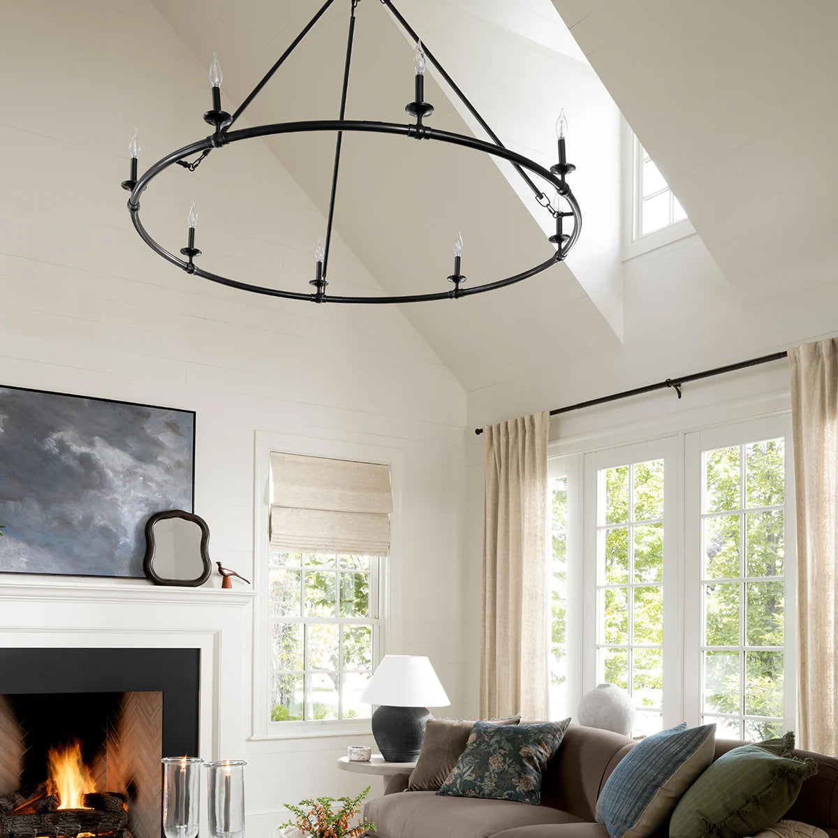 Aurelia Ring Chandelier - Modern LED Ring Chandelier