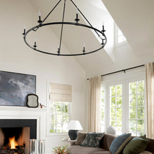 Aurelia Ring Chandelier - Modern LED Ring Chandelier
