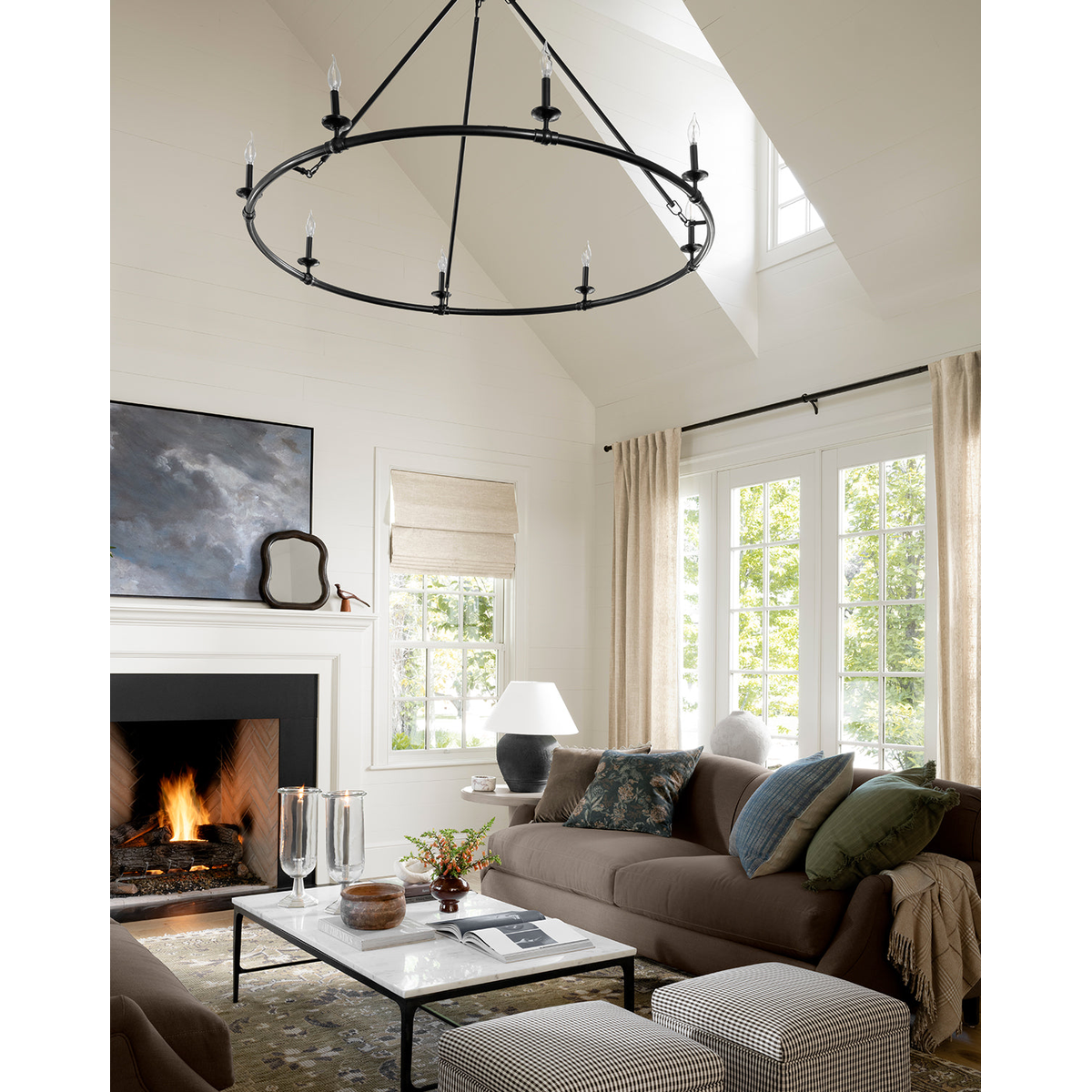 Aurelia Ring Chandelier - Modern LED Ring Chandelier