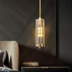 clear crystal hanging lamp