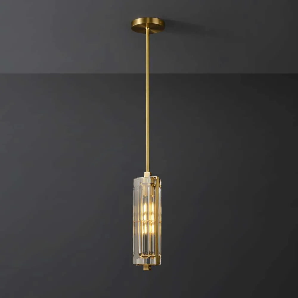 crystal hanging lights