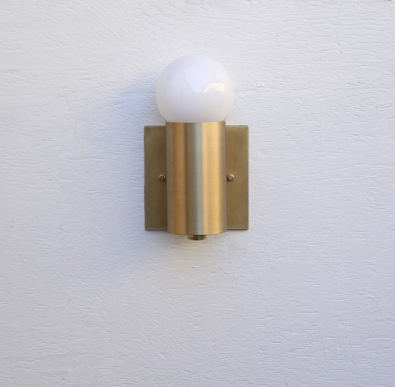 brass wall lighting