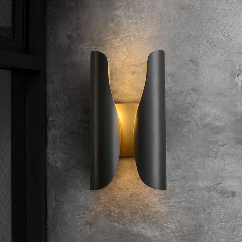 babylon brass wall light