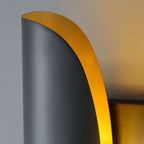 led brass wall fixture