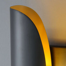 led brass wall fixture