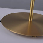bates brass mushroom table lamp