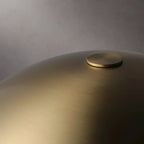 modern brass mushroom table lamp