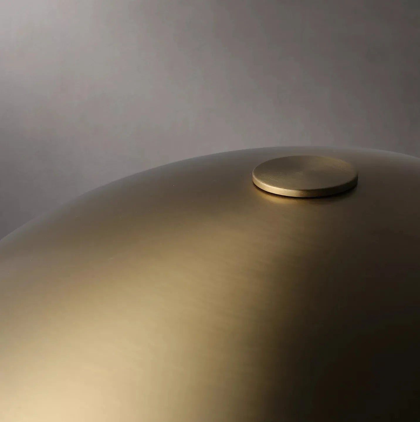 modern brass mushroom table lamp