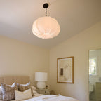 Bayu Pendant — Southeast Asian Artisan Hanging Light with Warm Airy Glow