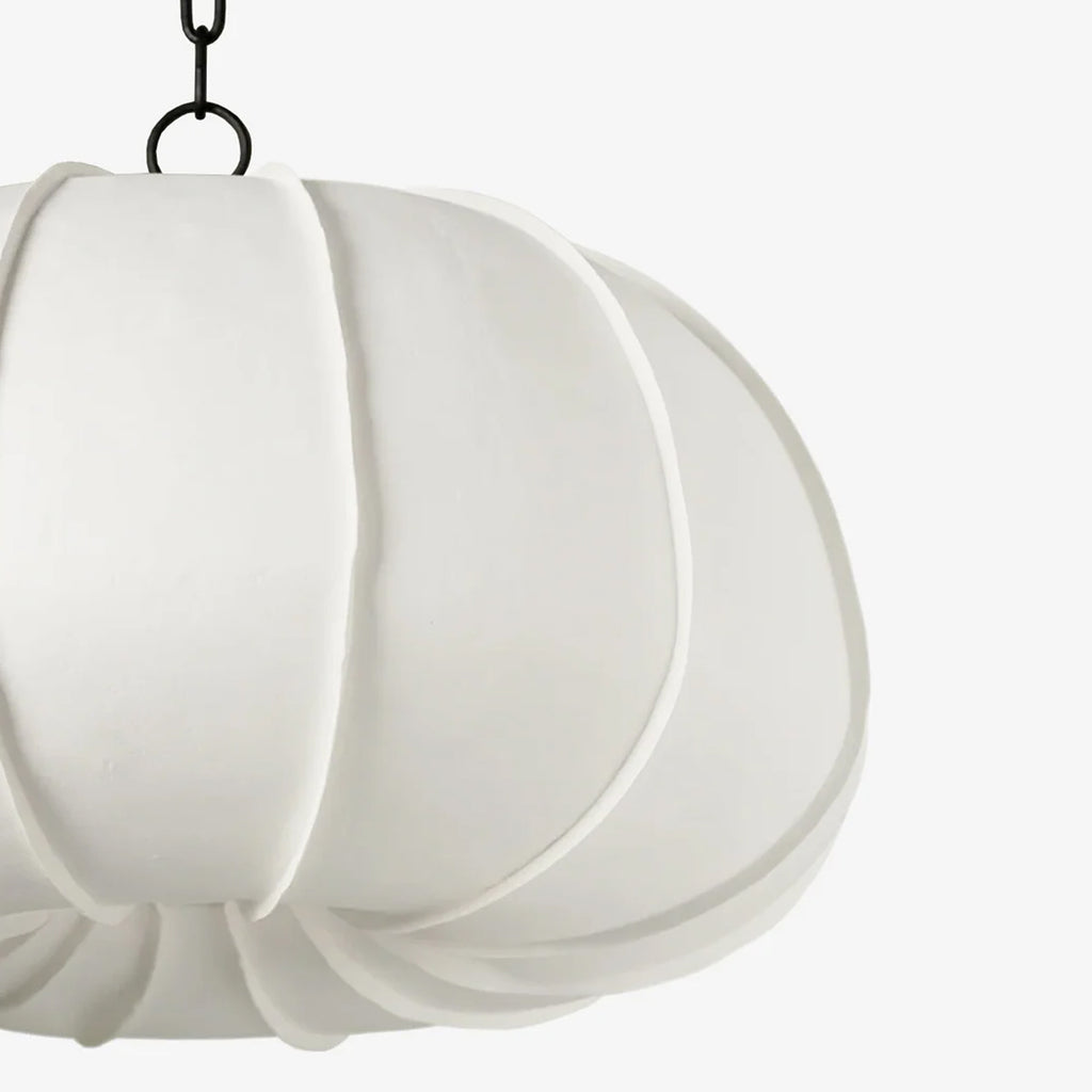 Bayu Pendant — Southeast Asian Artisan Hanging Light with Warm Airy Glow
