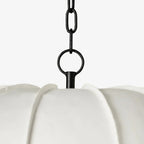 Bayu Pendant — Southeast Asian Artisan Hanging Light with Warm Airy Glow