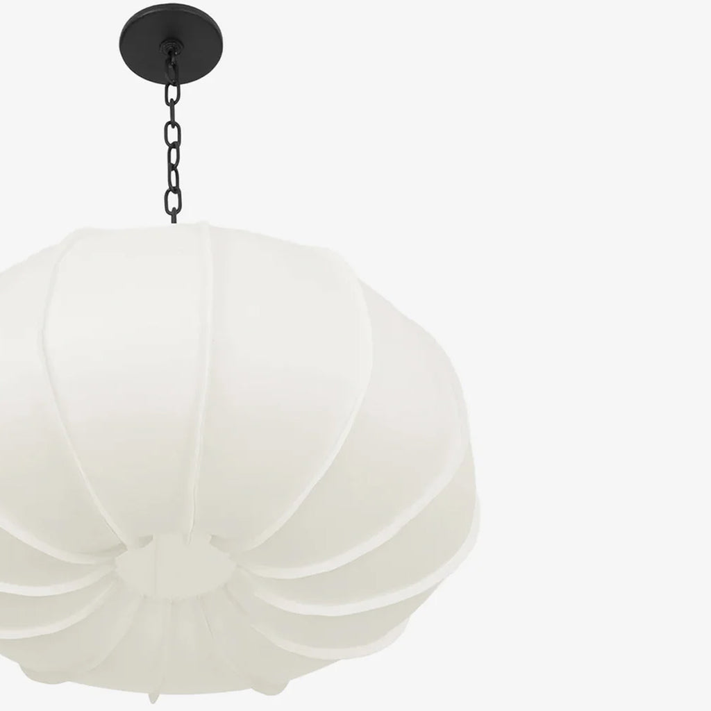 Bayu Pendant — Southeast Asian Artisan Hanging Light with Warm Airy Glow