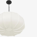 Bayu Pendant — Southeast Asian Artisan Hanging Light with Warm Airy Glow