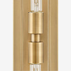 Minimalist Clear Shade Vanity Square Wall Sconce - View 9