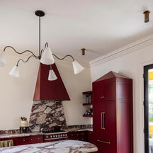 One-Light Perforated Steel Flush Mount Downlight in Brass or Bronze