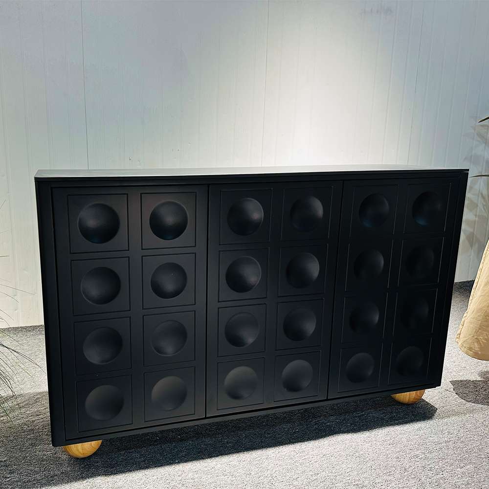 black buffet cabinet