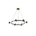 minimalist black led lamp