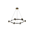 minimalist black led lamp