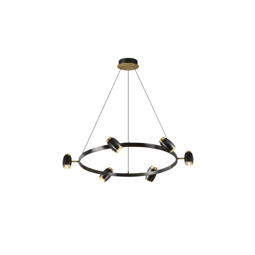 minimalist black led lamp