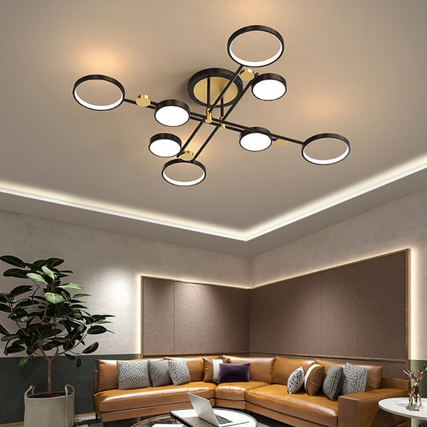 semi flush lighting