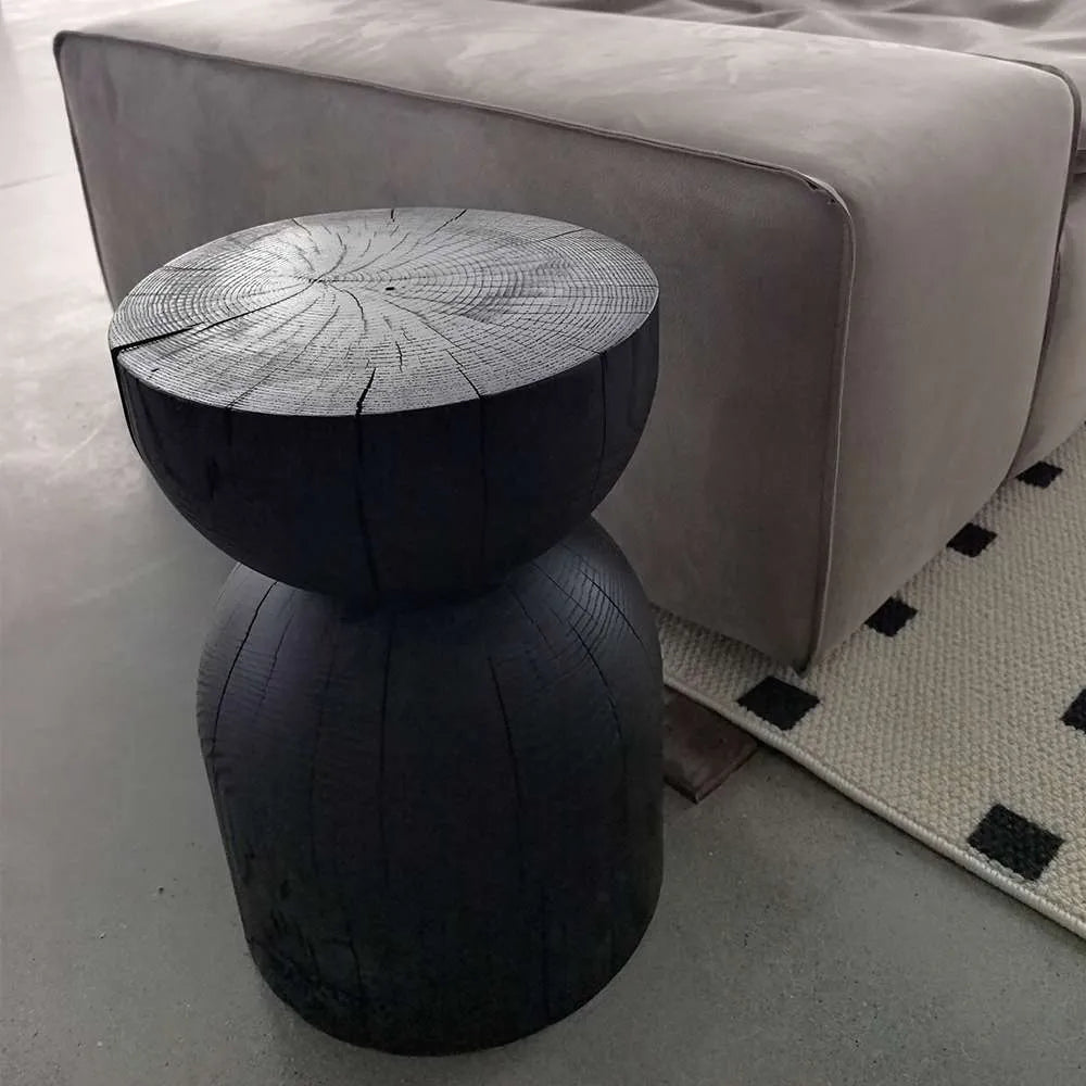 black round coffee table