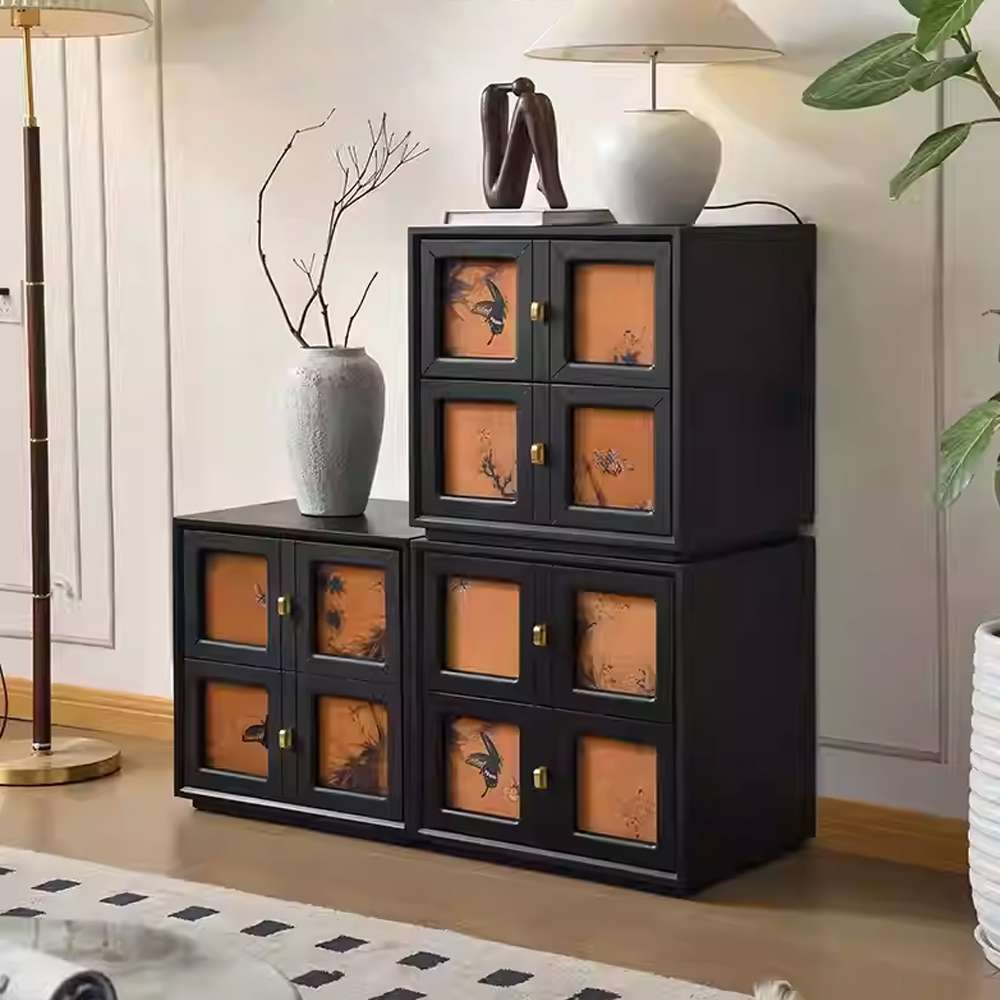 black sideboard