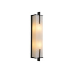 wall sconce in black marble