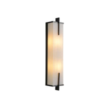 wall sconce in black marble