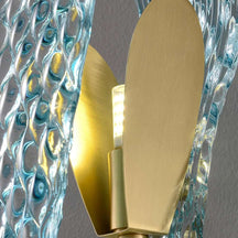 artistic floral wall lighting