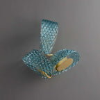 colored glass wall sconce