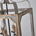 rustic foyer lantern chandelier