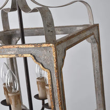 rustic foyer lantern chandelier