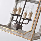 rustic lantern lamp