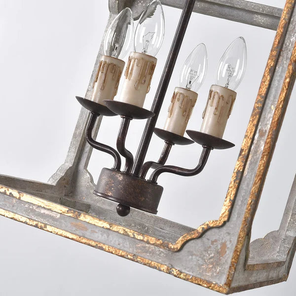 rustic lantern lamp