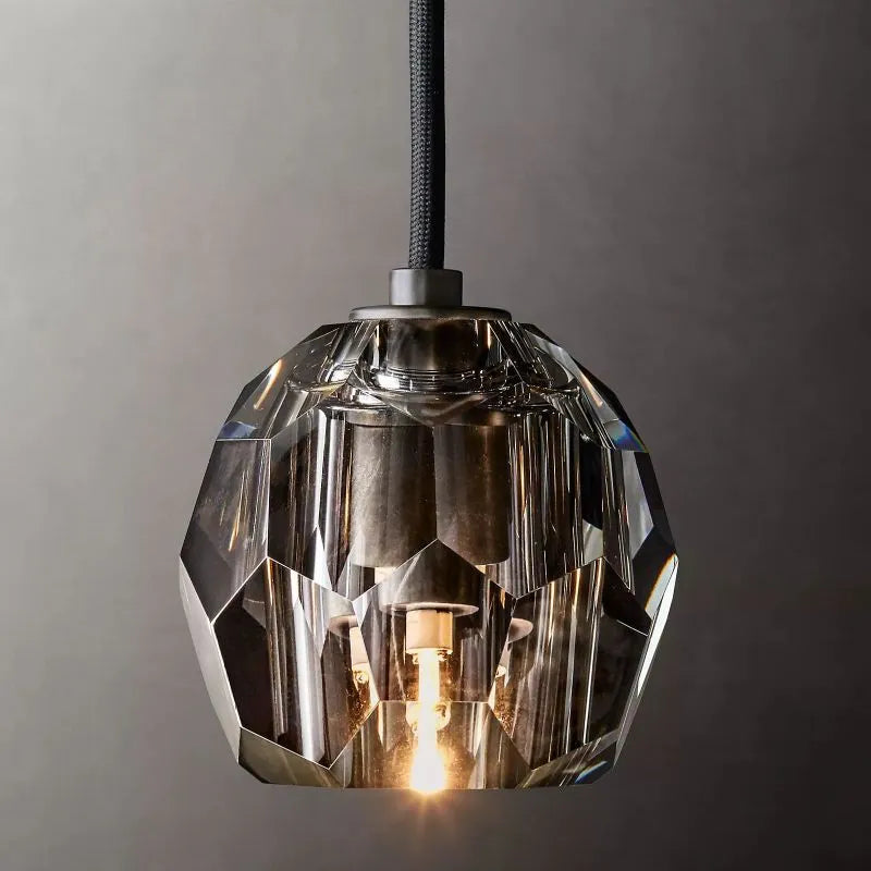 boule de cristal glass cord pendant
