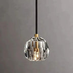 boule de cristal glass cord pendant