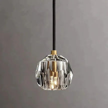 boule de cristal glass cord pendant