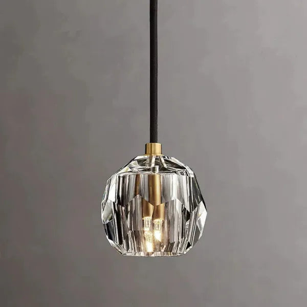 boule de cristal glass cord pendant