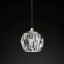 boule de cristal glass cord pendant