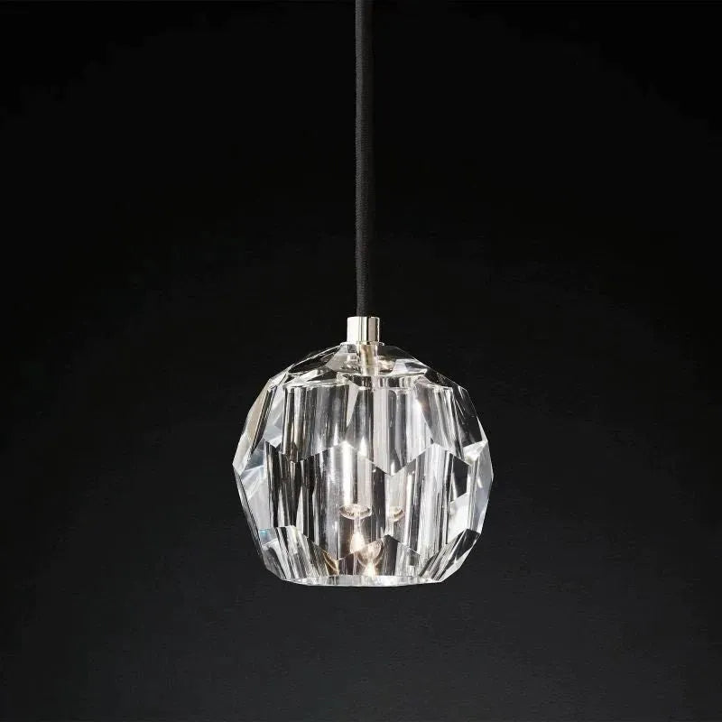boule de cristal glass cord pendant