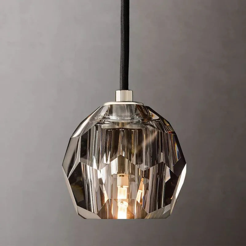 boule de cristal glass cord pendant