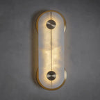 Brace Alabaster Wall Lamp | Textured Alabaster Fixture for Cozy Corners - View 2