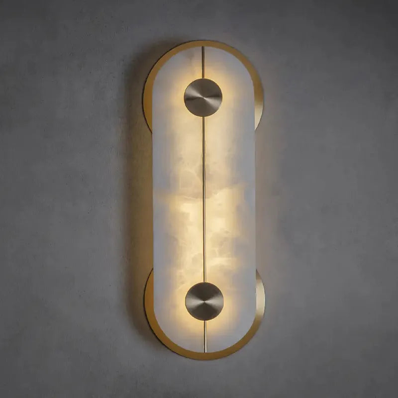 Brace Alabaster Wall Lamp | Textured Alabaster Fixture for Cozy Corners - View 2
