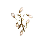 luxury leaf design sconce