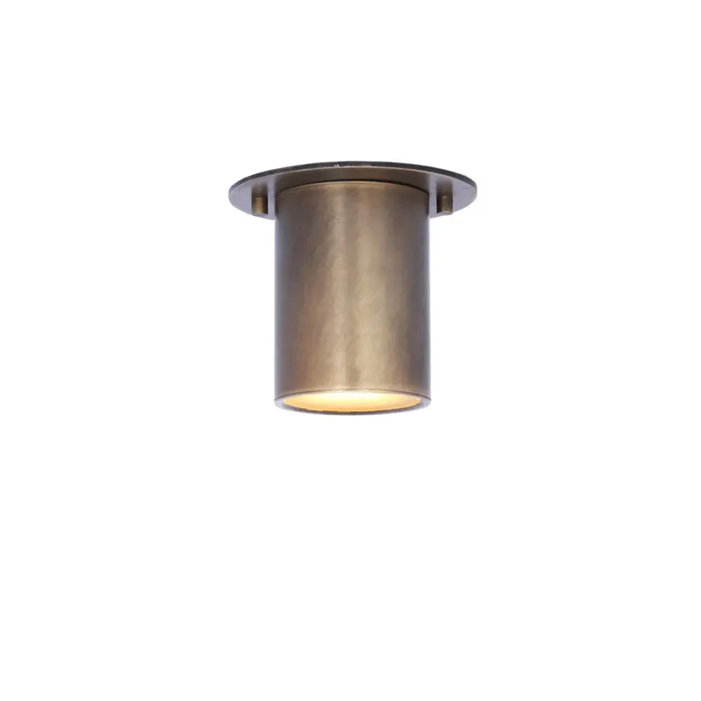 Modern Brass Cylindrical Ceiling Spotlight for Recessed Lighting - View 2