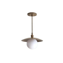 Elegant Brass Chandelier – Mid-Century Pendant for Kitchen Island
