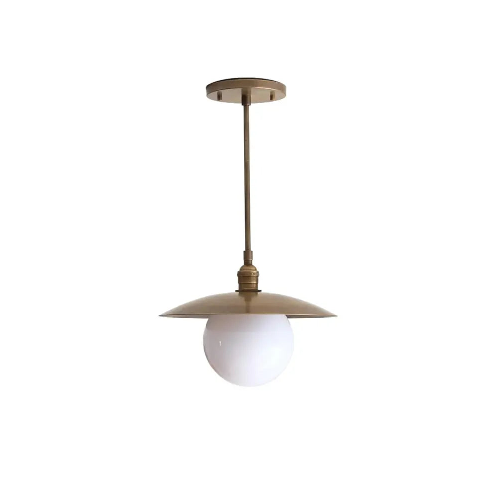 Elegant Brass Chandelier – Mid-Century Pendant for Kitchen Island - View 5