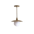 Elegant Brass Chandelier – Mid-Century Pendant for Kitchen Island - View 5