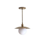 Elegant Brass Chandelier – Mid-Century Pendant for Kitchen Island - View 5